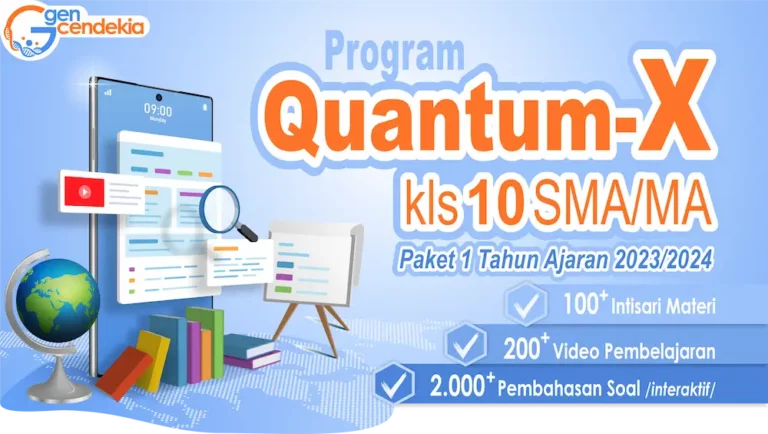 Program Quantum-X SMA/MA Kelas 10