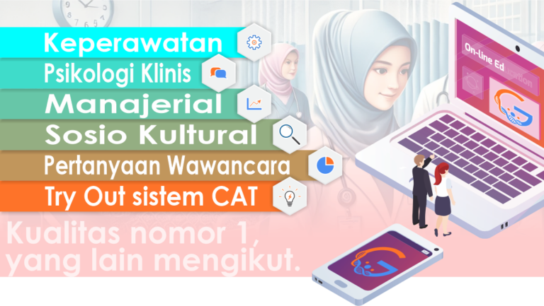 BimBel SKB PPPK PERAWAT || Paket Lengkap Keperawatan + Psikologi Klinis + Manajerial + Sosio Kultural + Pertanyaan Wawancara + eSmartBook + Try Out Sistem CAT