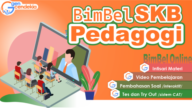 BimBel Kompetensi PEDAGOGI || Bundling 6 Bab + 24 video + 6 Tes sistem CAT