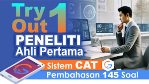 Try Out 1 Seleksi Kompetensi PPPK Peneliti Ahli Pertama || Sistem CAT + Video/eSmartBook Pembahasan