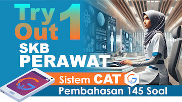 Try Out 1 Seleksi Kompetensi PPPK Perawat Ahli Pertama || Sistem CAT + eSmartBook + Video