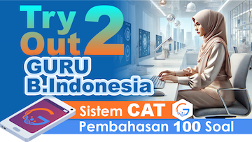 Paket Exclusive Try Out 2 SKB CPNS Guru BAHASA INDONESIA || Sistem CAT + eSmartBook