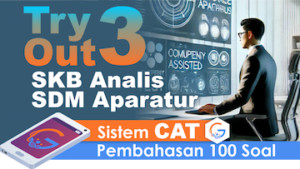 Try Out 3 SKB CPNS Analis SDM Aparatur Ahli Pertama || Sistem CAT + eSmartBook