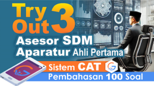Try Out 3 SKB CPNS Asesor SDM Aparatur Ahli Pertama || Sistem CAT + eSmartBook
