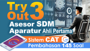 Try Out 2 SKB PPPK Asesor SDM Aparatur Ahli Pertama || Sistem CAT + eSmartBook