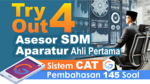 Try Out 3 SKB PPPK Asesor SDM Aparatur Ahli Pertama || Sistem CAT + eSmartBook
