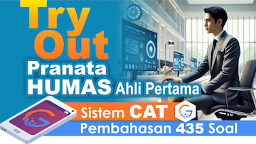 3 paket exclusive Try Out SKB PPPK Pranata Hubungan Masyarakat Ahli Pertama || Sistem CAT + eSmartBook