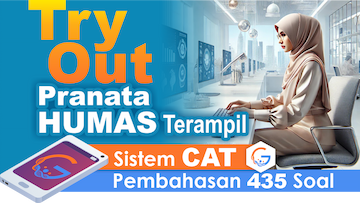 3 paket exclusive Try Out SKB PPPK Pranata Hubungan Masyarakat Terampil || Sistem CAT + eSmartBook Pembahasan