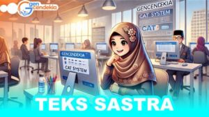 TEKS SASTRA || Intisari Konsep + Tes Sistem CAT + Pembahasan