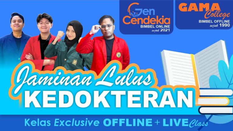 Program Jaminan Lulus KEDOKTERAN || Bimbel OFFline 15 jam/pekan + Try Out CAT 2x sebulan + LIVE Class + Bonus Paket ONline UTBK SNBT & Seleksi Mandiri