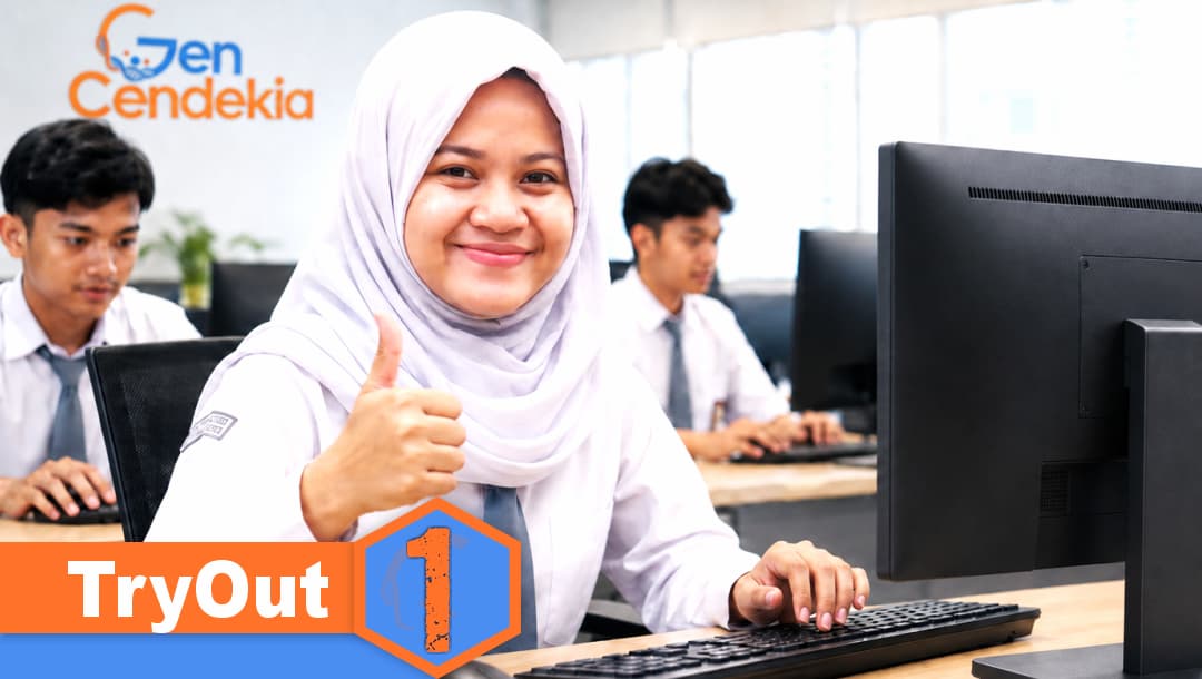 3 Sesi Try Out 1 TKA Wajib SMA/MA/SMK II Sistem CBT + Pembahasan