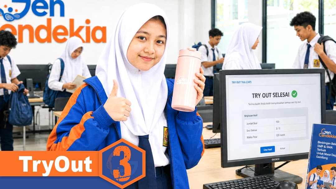 2 Sesi Try Out 3 TKA SMP/MTs II Sistem CBT + Pembahasan