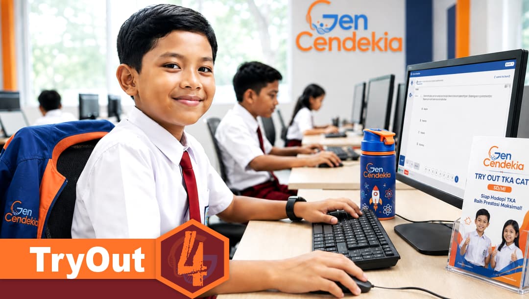 2 Sesi Try Out 4 TKA SD/MI || Sistem CBT + Pembahasan