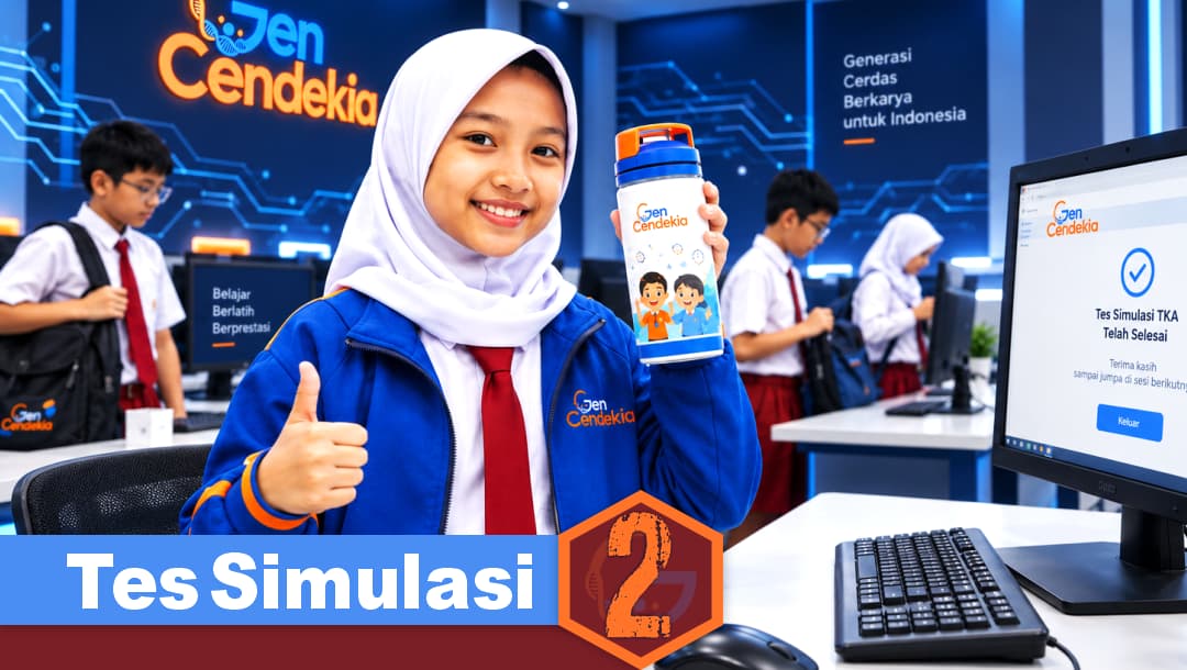 2 Sesi Tes Simulasi 2 TKA SD/MI || Sistem CBT + Pembahasan