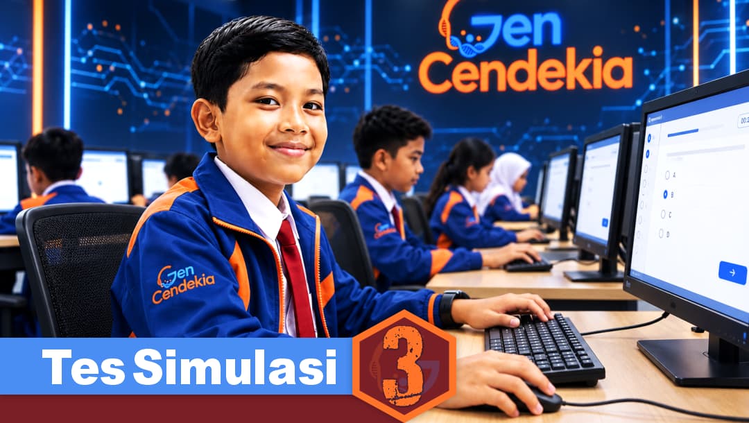 2 Sesi Tes Simulasi 3 TKA SD/MI || Sistem CBT + Pembahasan