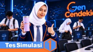 3 Sesi Tes Simulasi 1 TKA Wajib SMA/MA/SMK II Sistem CBT + Pembahasan