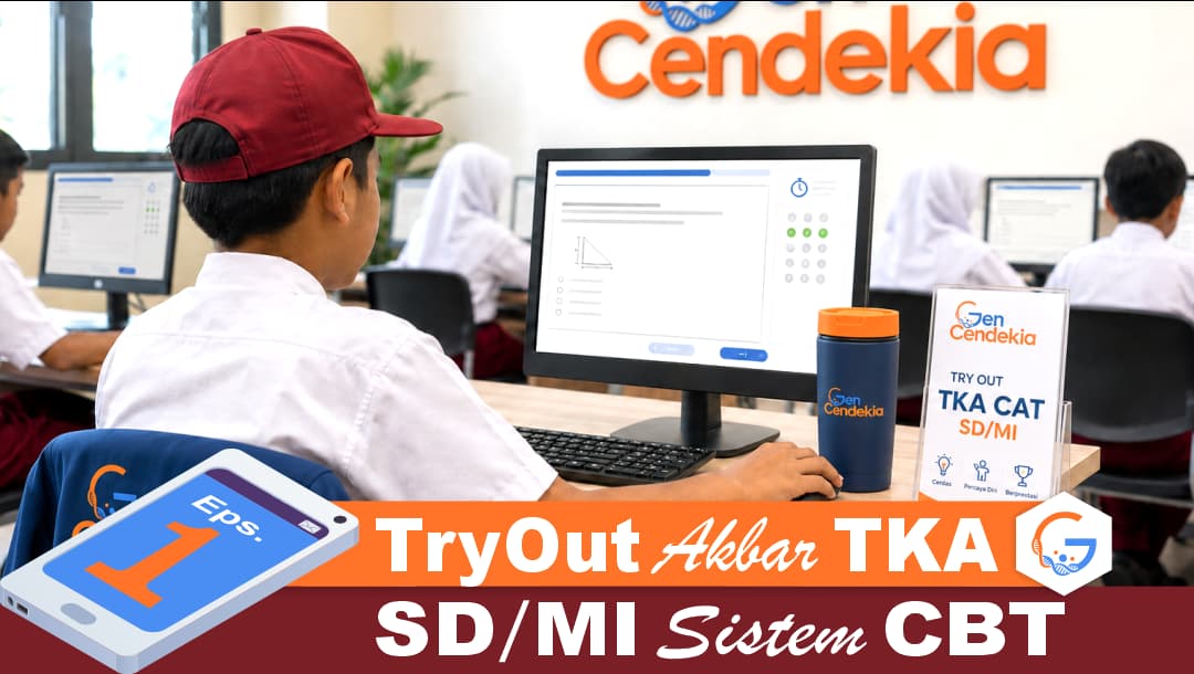 2 Sesi Try Out Akbar TKA 2026/2027 SD/MI || Sistem CBT + Pembahasan
