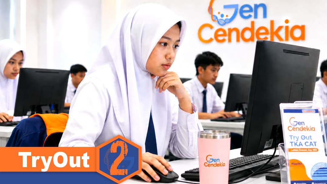 2 Sesi Try Out 2 TKA SMP/MTs II Sistem CBT + Pembahasan