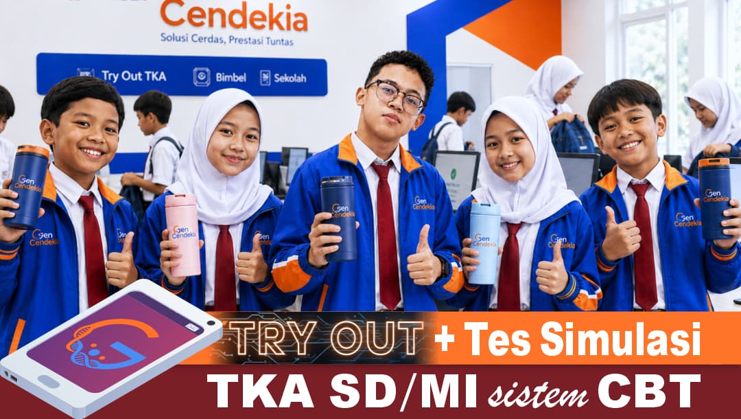 16 Sesi Try Out + Tes Simulasi TKA SD/MI — Paket Intensif II Sistem CBT + Analisis Hasil Real-time