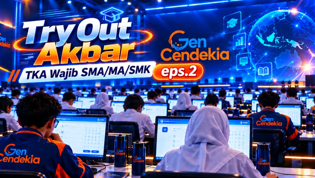 3 Sesi Try Out Akbar TKA Wajib SMA/MA/SMK — eps.2 || Sistem CBT + Analisis Hasil Real-time