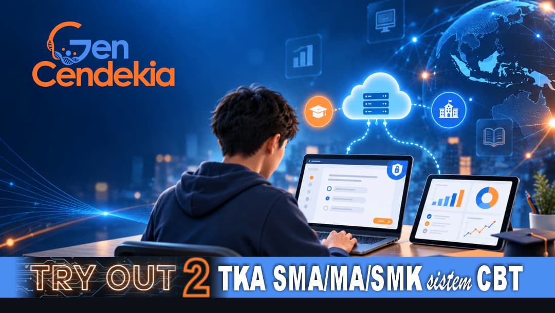 3 Sesi Try Out TKA (Wajib) 2026 SMA/MA/SMK — Paket Kolaborasi 2 || Sistem CBT + Pembahasan