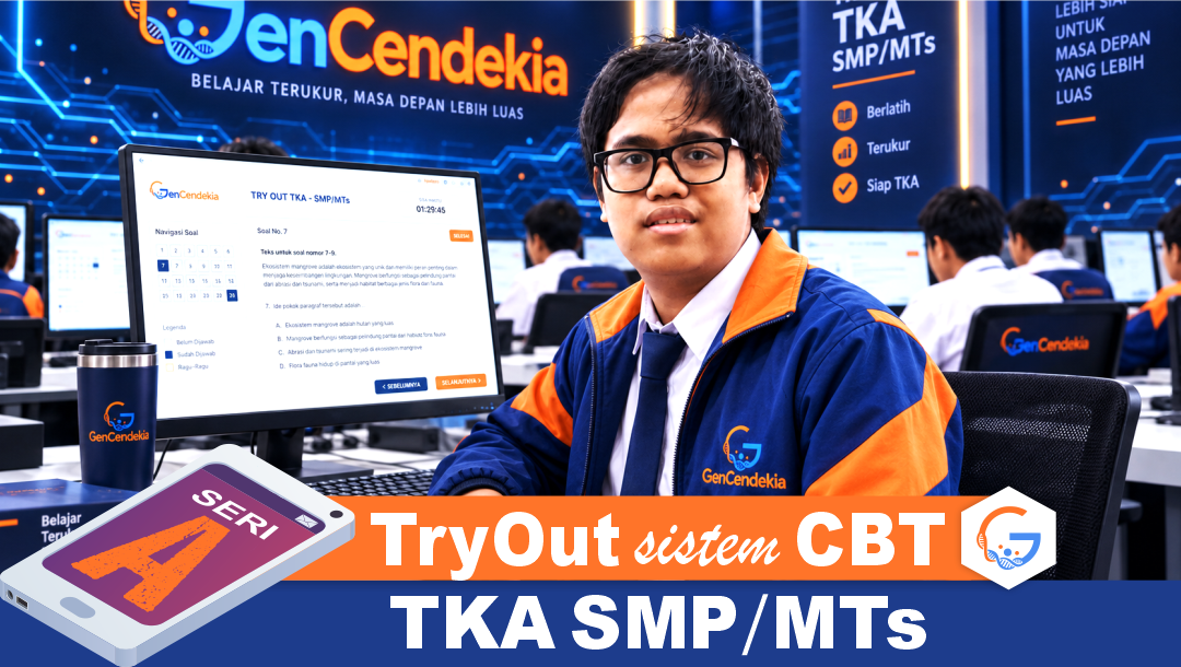 10 Sesi Try Out TKA SMP/MTs — Paket Intensif II Sistem CBT + Analisis Hasil Real-time