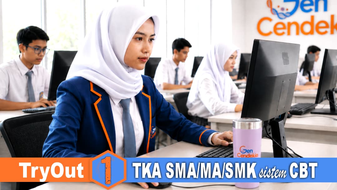 3 Sesi Try Out TKA Wajib SMA/MA/SMK eps.1 II Sistem CBT + Analisis Hasil Real-time