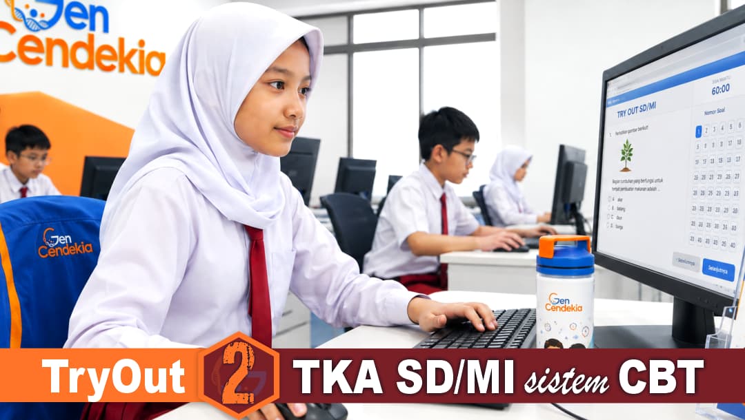 2 Sesi Try Out TKA SD/MI — eps.2 II Sistem CBT + Analisis Hasil Real-time