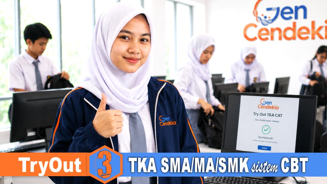 3 Sesi Try Out TKA Wajib SMA/MA/SMK eps.3 II Sistem CBT + Analisis Hasil Real-time
