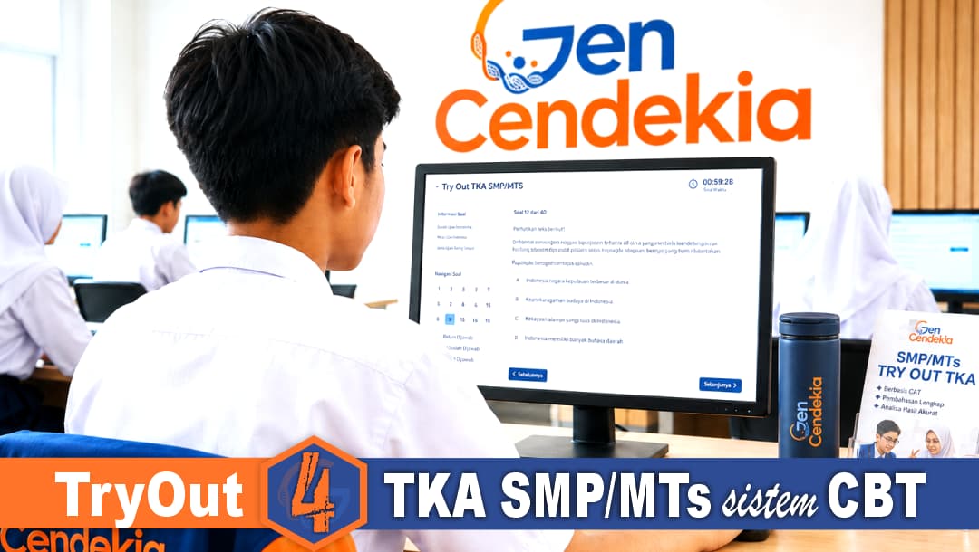 2 Sesi Try Out TKA SMP/MTs eps.4 II Sistem CBT + Analisis Hasil Real-time